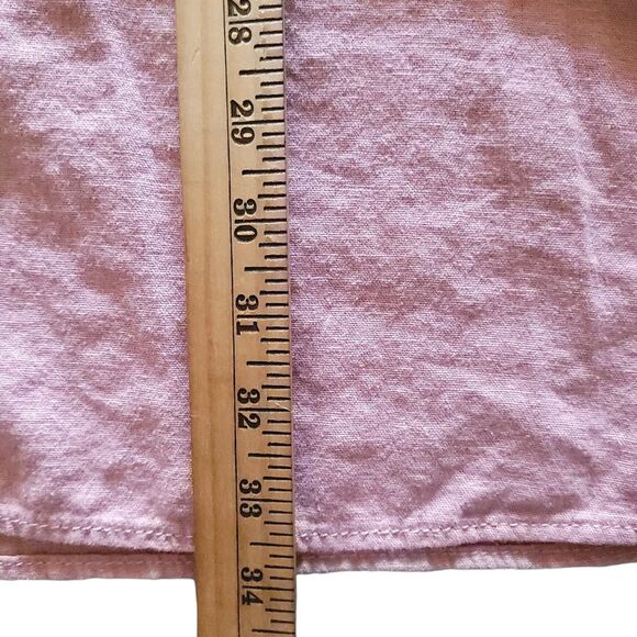 Briggs Linen Blend Boho Prairie Rolled Sleeve Basic Summer Dress Women's XS - Picture 11 of 11